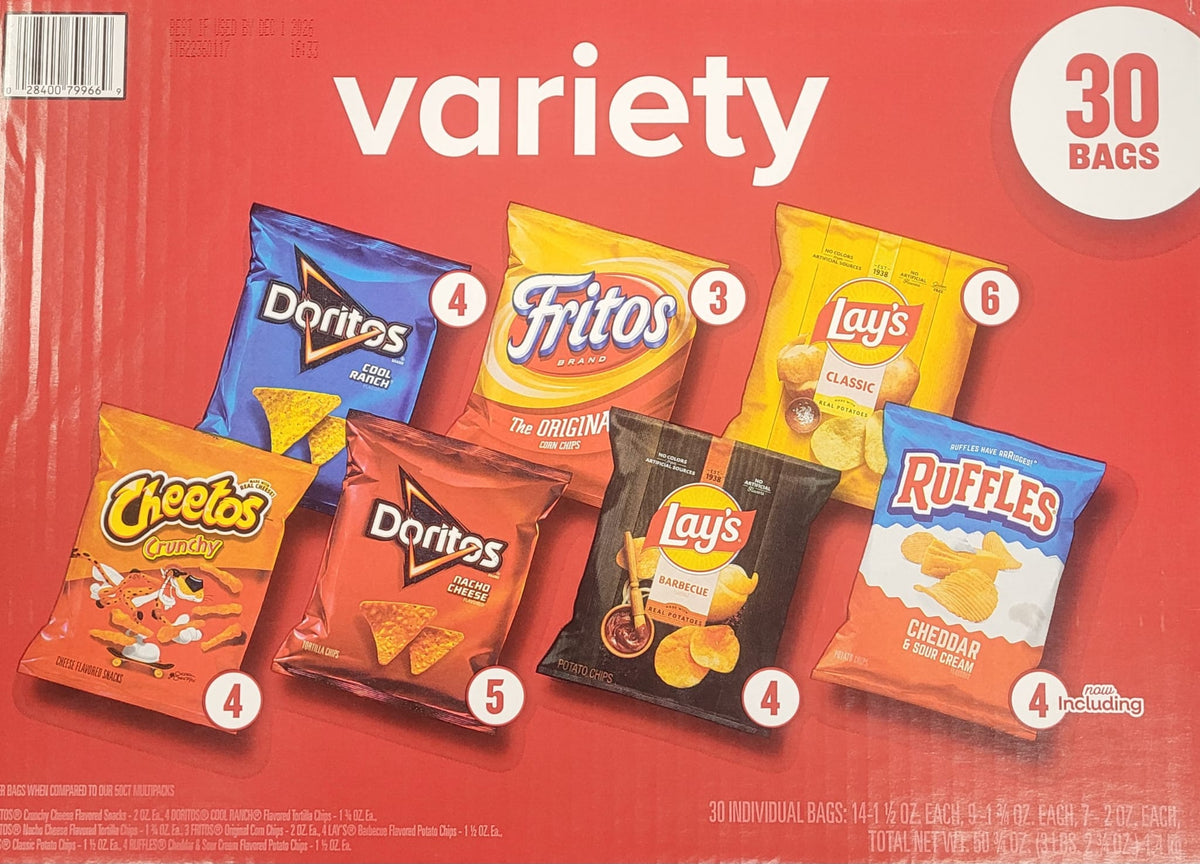 Variety Chips 30 Bags