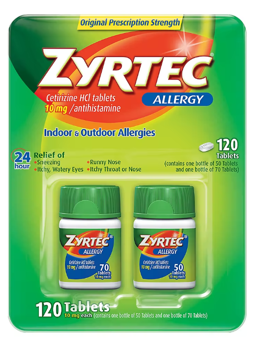 Zyrtec Allergy 120pck