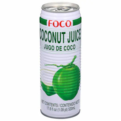 Foco Coconut Juice 24x17.6oz