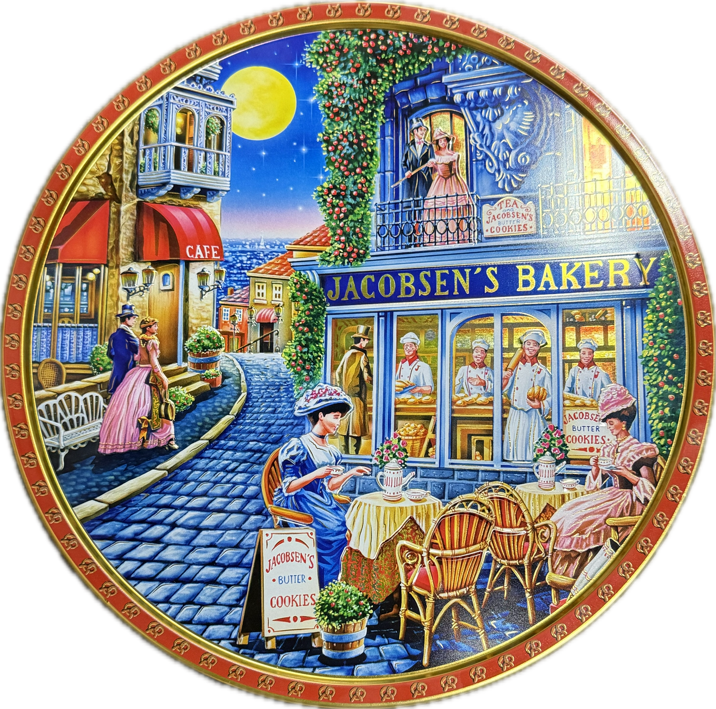 Jacobsens Original Premium Danish Butter Cookie Tin, 3.5lbs.