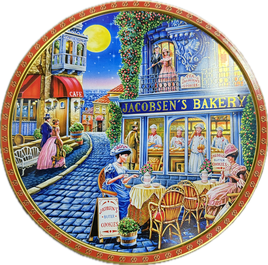 Jacobsens Original Premium Danish Butter Cookie Tin, 3.5lbs.