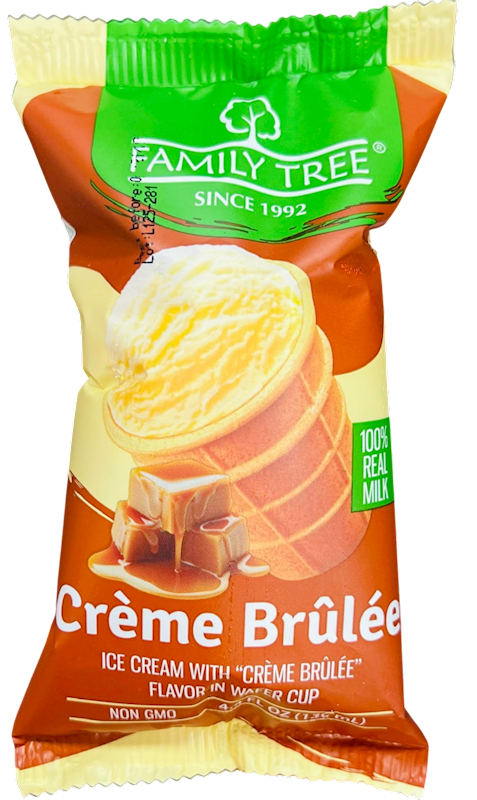 Family Tree Ice Cream 4.4oz X 15pk