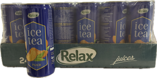 Relax Ice Tea Peach Flavor 24x250 ml