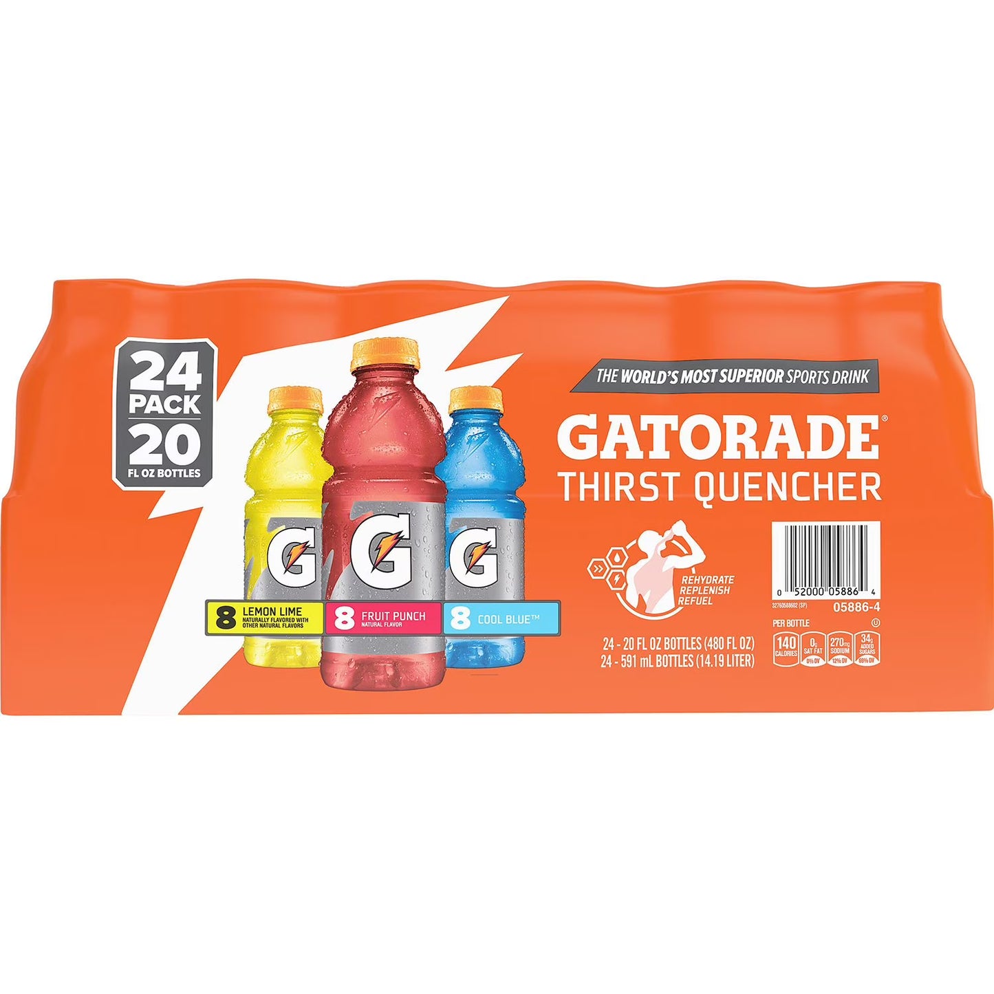 Gatorade Thirst Quencher verity 24x20oz