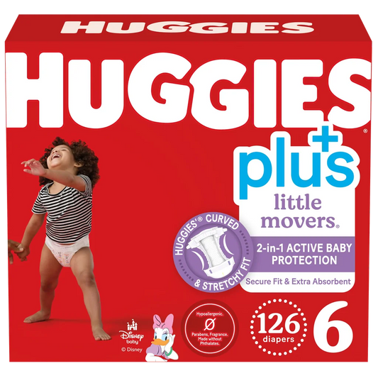 Huggies Plus Diapers Size 6 126ct
