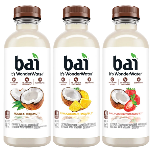 Bai Water Coconut Variety Pack 18oz 15ct