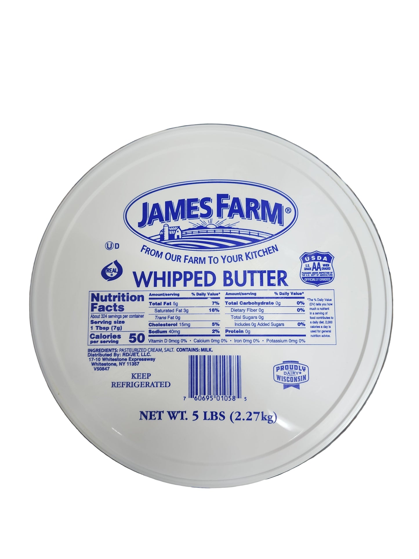 James Farm Whipped Butter 5L
