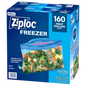 Ziploc freezer Half gallon 160 bags