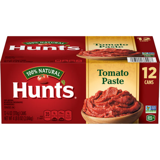 Hunts Tomato Paste 12ct