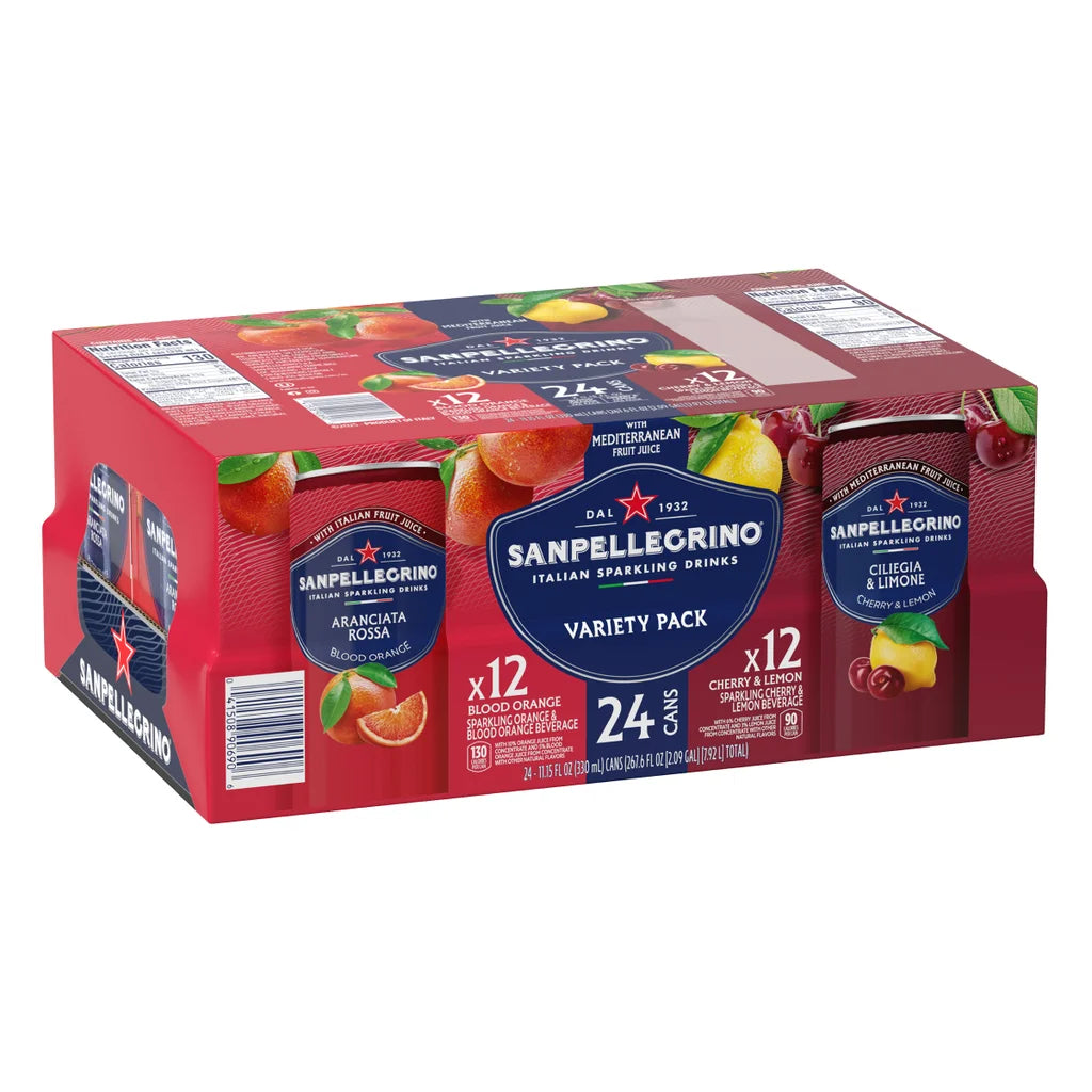 San Pellegingo Aranciata Rossa variety 24x330ml