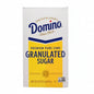 Domino granulated sugar package on a white background