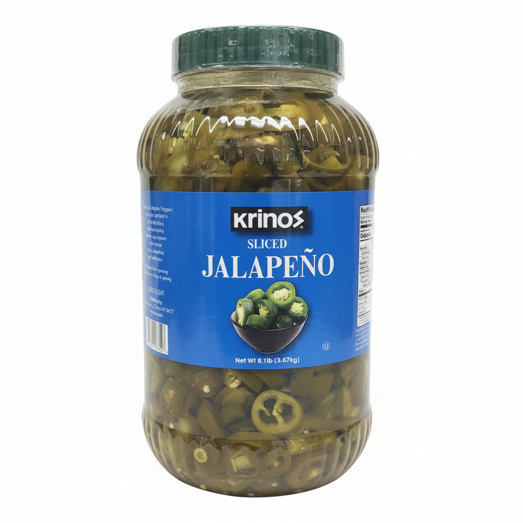 Krinos Sliced Jalapeno 3.67 Kg