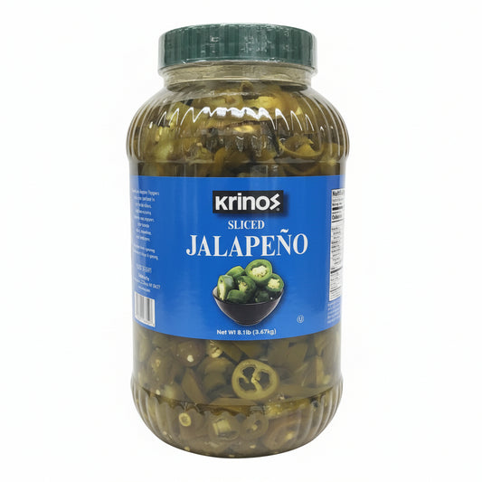 Krinos Sliced Jalapeno 3.67 Kg