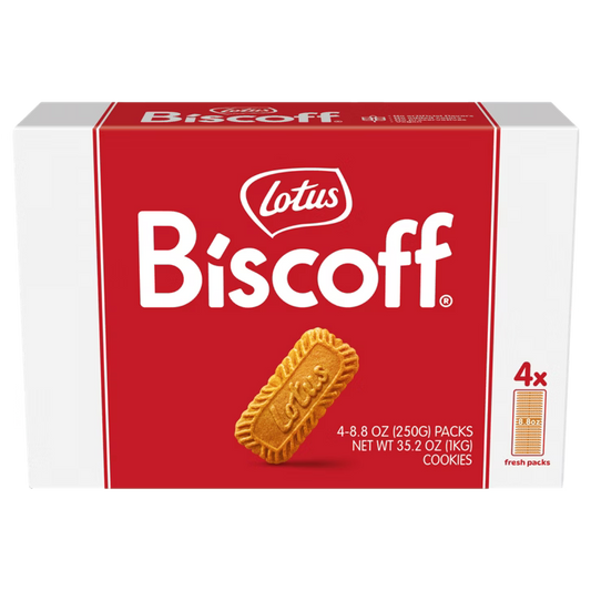 Lotus Biscoff Cookies 8.8oz 4ct (35.2oz)