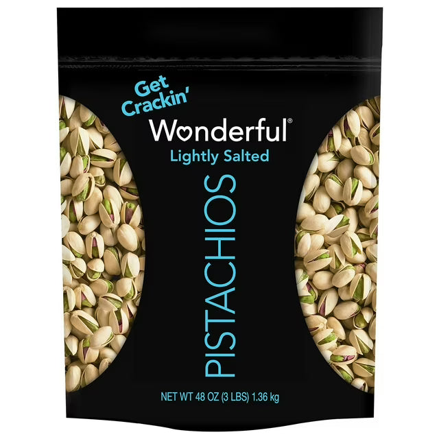Wonderful Lightly Salted Pistachios 48oz (3lb)