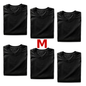 American Loom T Shirts Black M 6pk