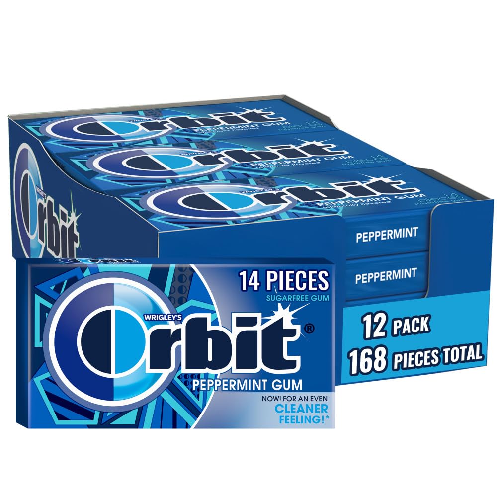 Orbit Peppermint Gum 12x14pk