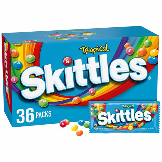 Skittles tropical 2.17oz 36ct