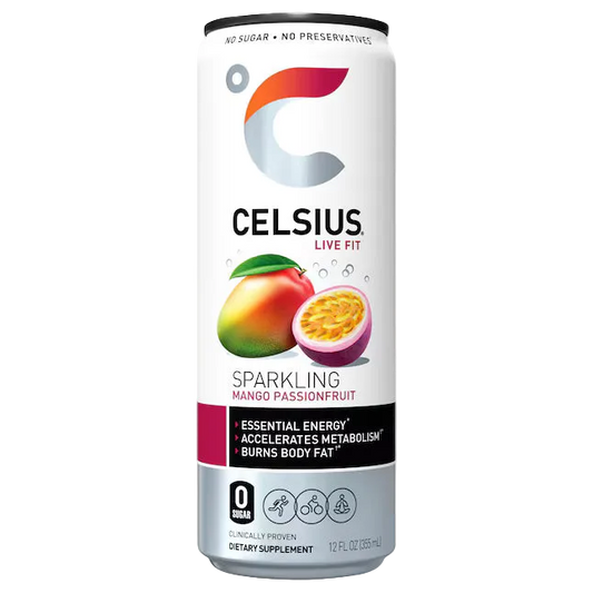 Celsius Sparkling Mango Passion 12/12oz