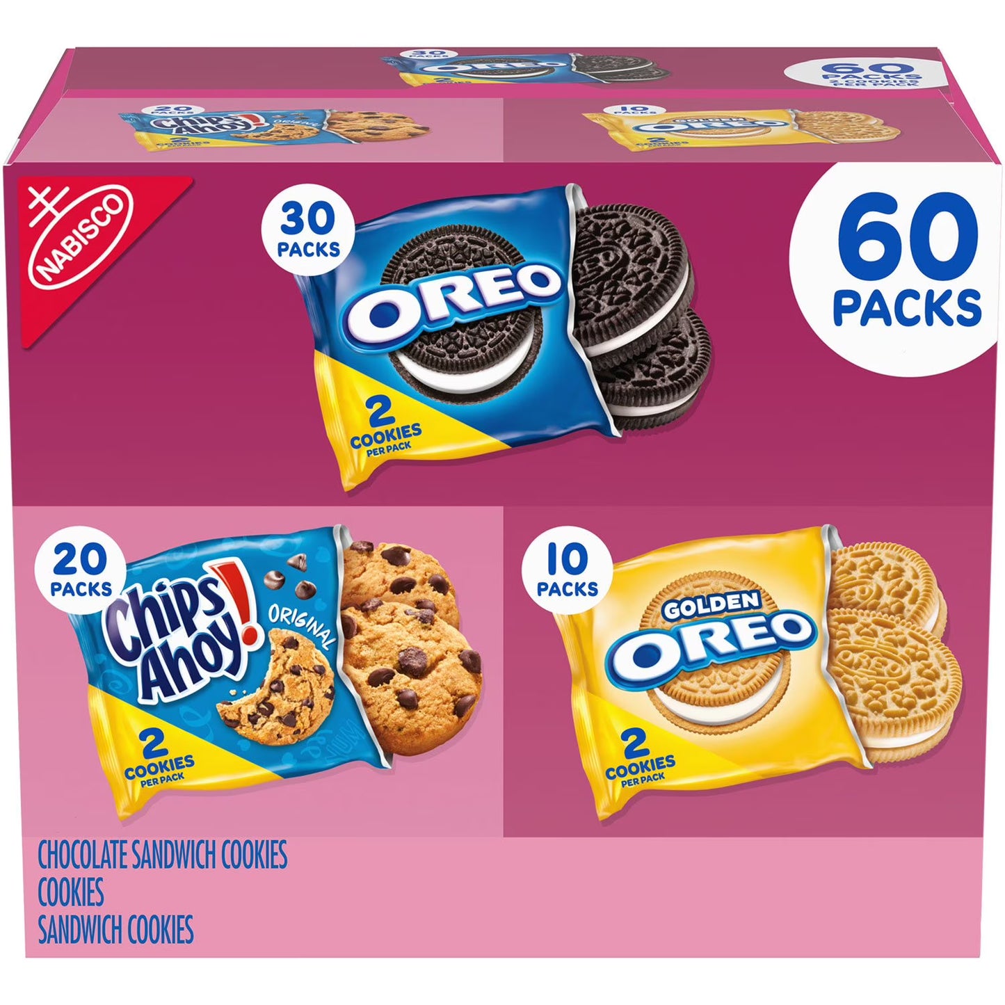 Oreo Sweet Treats Variety Pack 60ct (Nabisco)