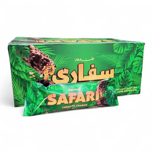 Gandour Safari Caramel Crunch Chocolate 24pk