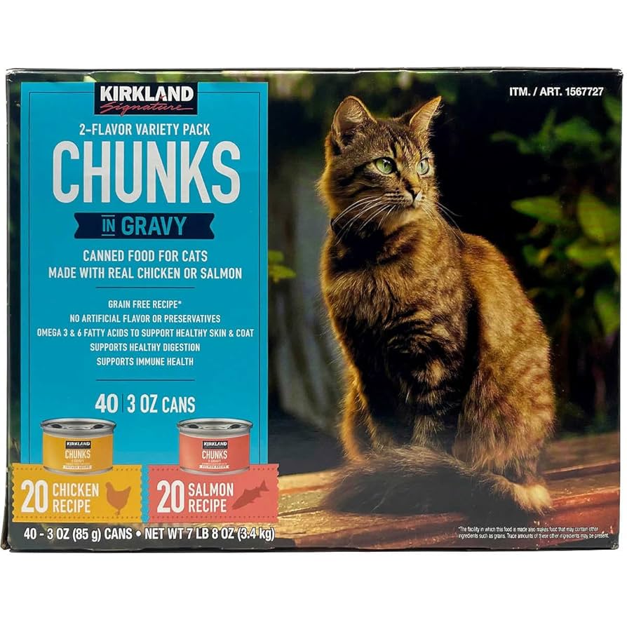 Kirkland Signature Canned Cat Food, Variety Pack, 3 oz, 48 ct