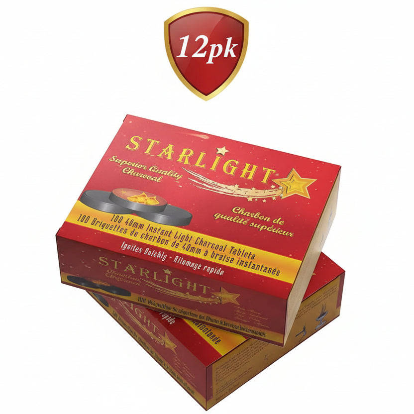 Starlight Charcoal Big MC 12pk (100x40mm)