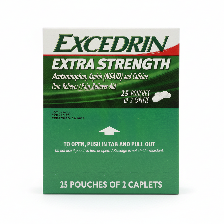 Exedrin Extra Strength 25x2pck