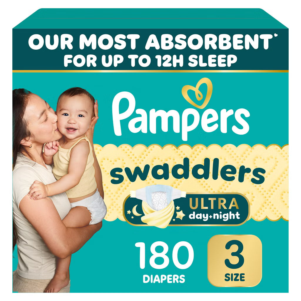 Pampers Baby Dry Diapers Size 3 32ct 4Pack