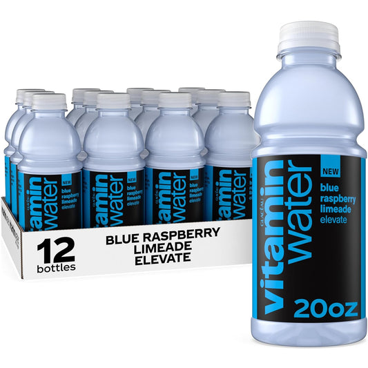 Vitamin Water blue Raspberry Elevate 20oz 12pk