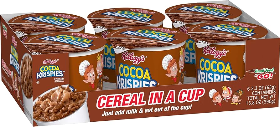 Kellogg's Cereal Cups 6/1.5oz