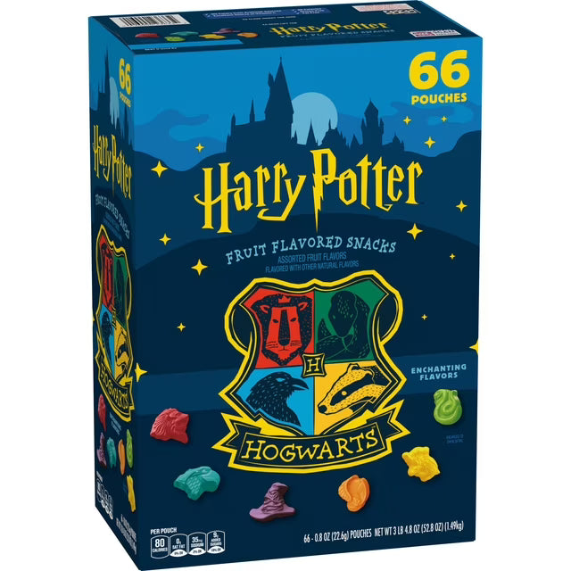 Harry Potter Fruit Flavored Snacks 0.8oz 66pk.