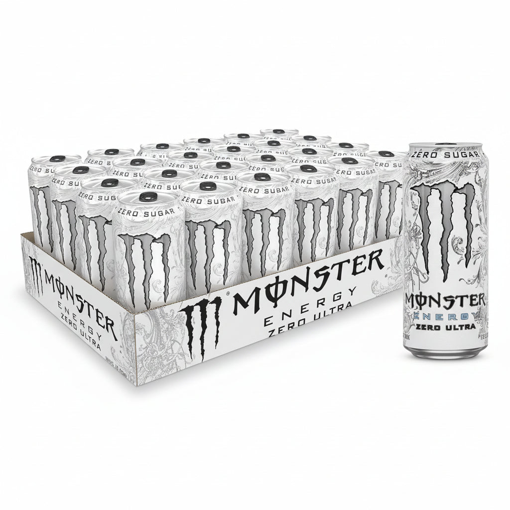 Monster White Energy Drink 16oz 24Pack