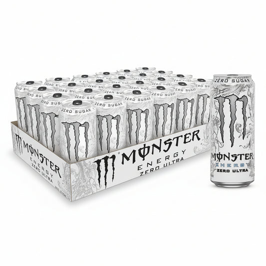 Monster White Energy Drink 16oz 24Pack