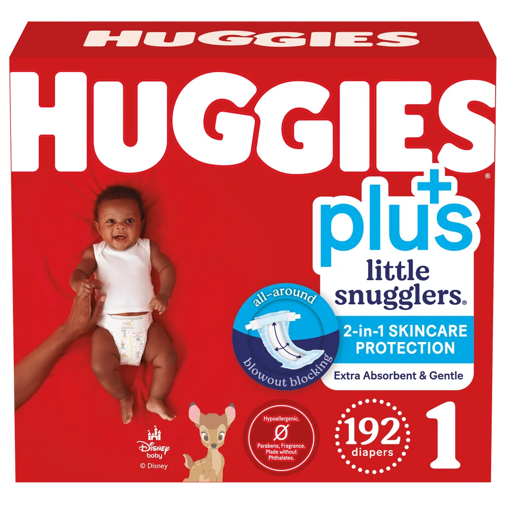 Huggies Plus Diapers Size 1 192ct