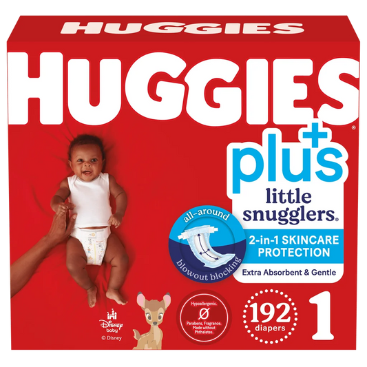 Huggies Plus Diapers Size 1 192ct