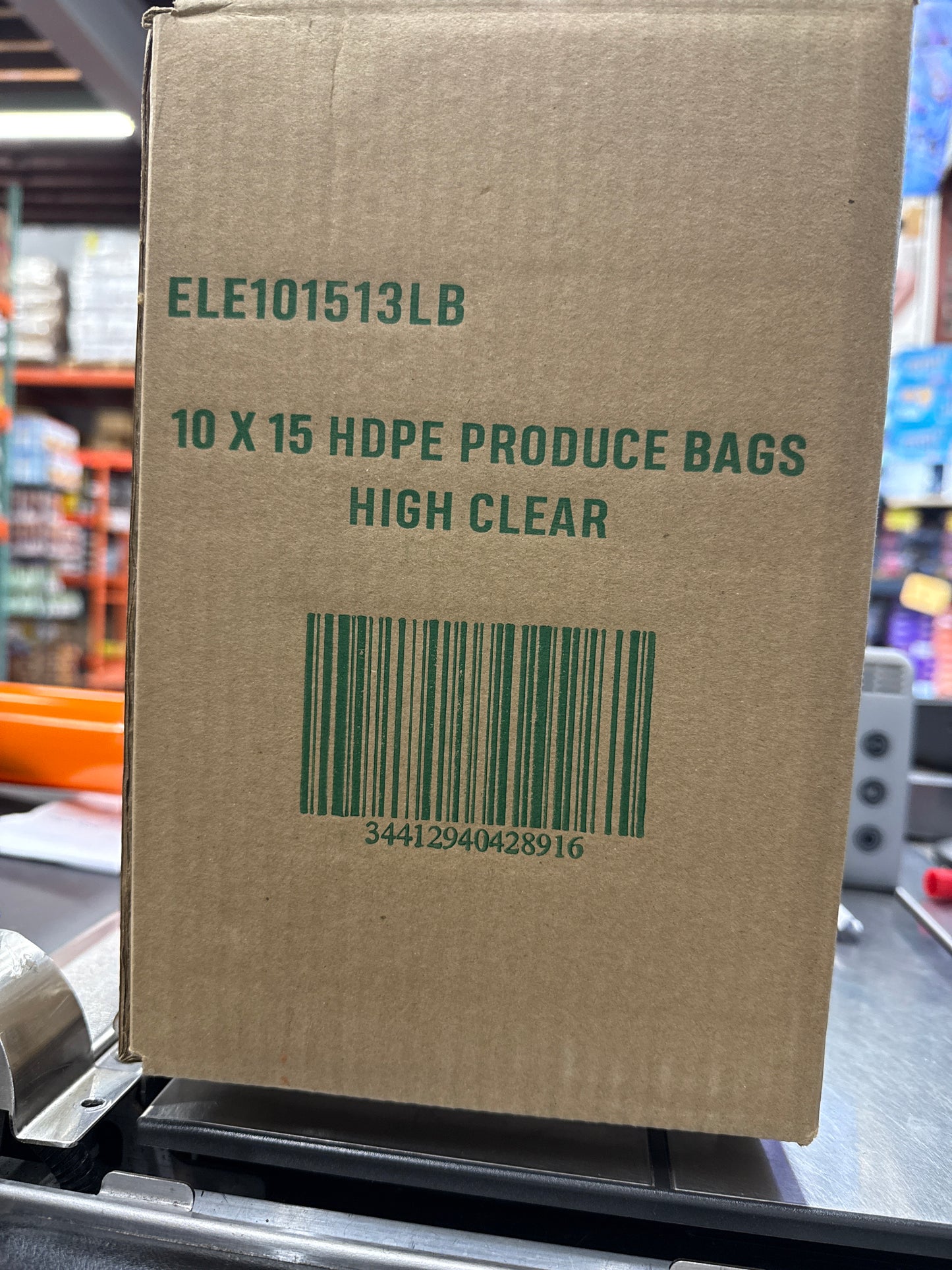 HDPE Clear Shopping Produce Bags 10 x 15