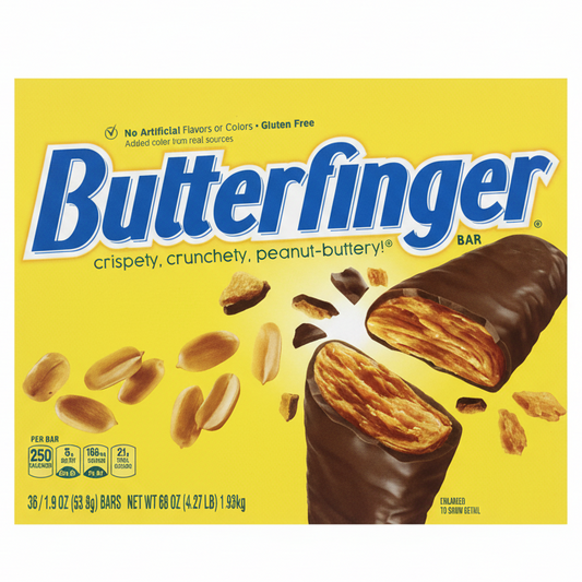 Butterfinger Crispy Crunchy Peanut Buttery Bars 36ct