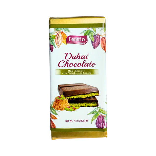 Feritio Dubai Milk Chocolate 6*7oz