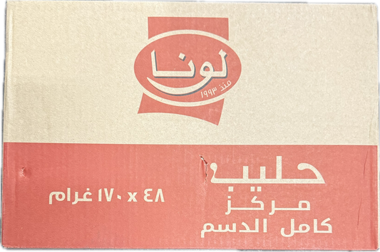 Luna Evaporated Milk 24x400  gm