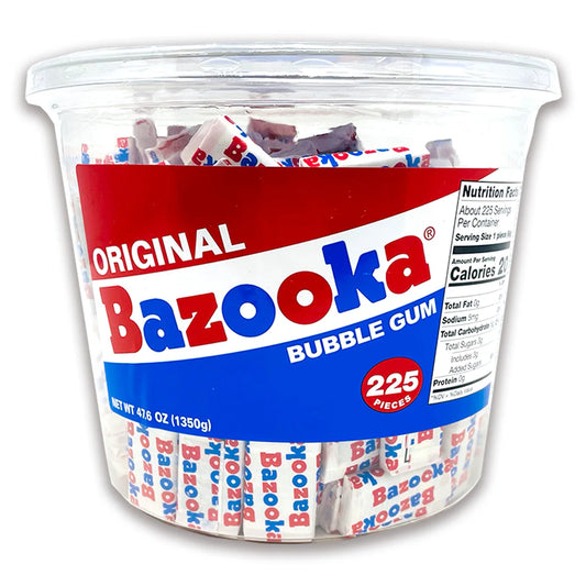 Bazooka Gum TUB 43.7oz (225ct)