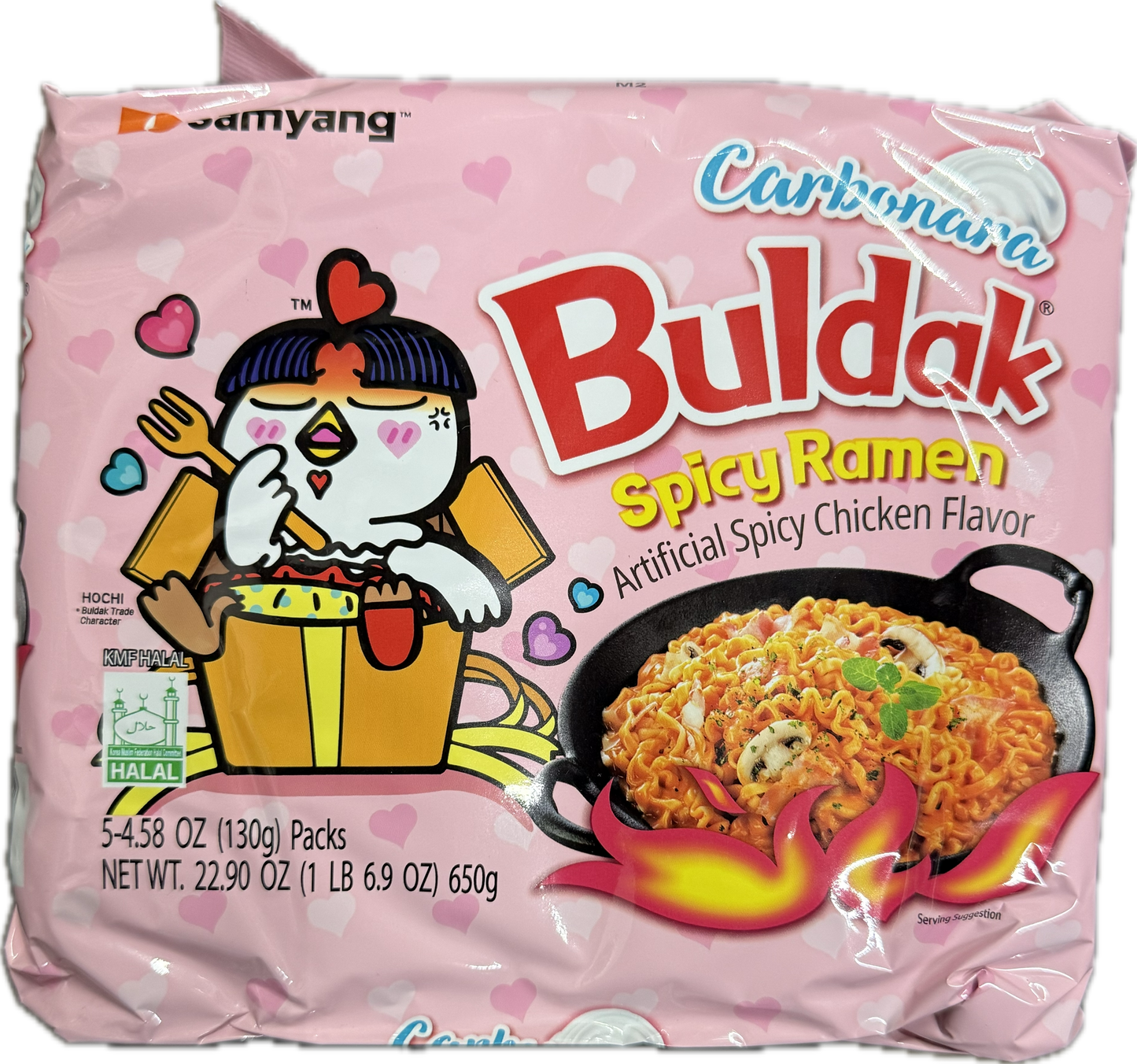 Buldak Spicy Chicken Ramen Pink 5x130 gm