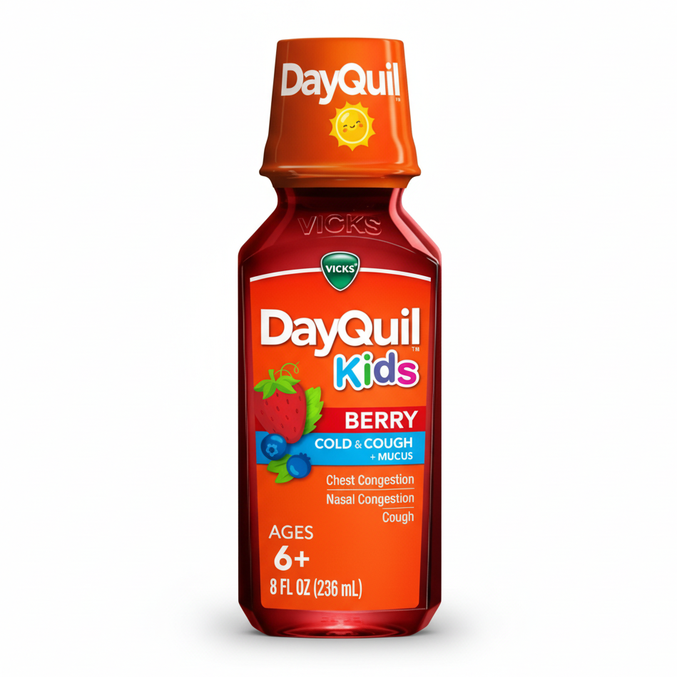 Dayquil Kids Berry Cold & Cough 8oz