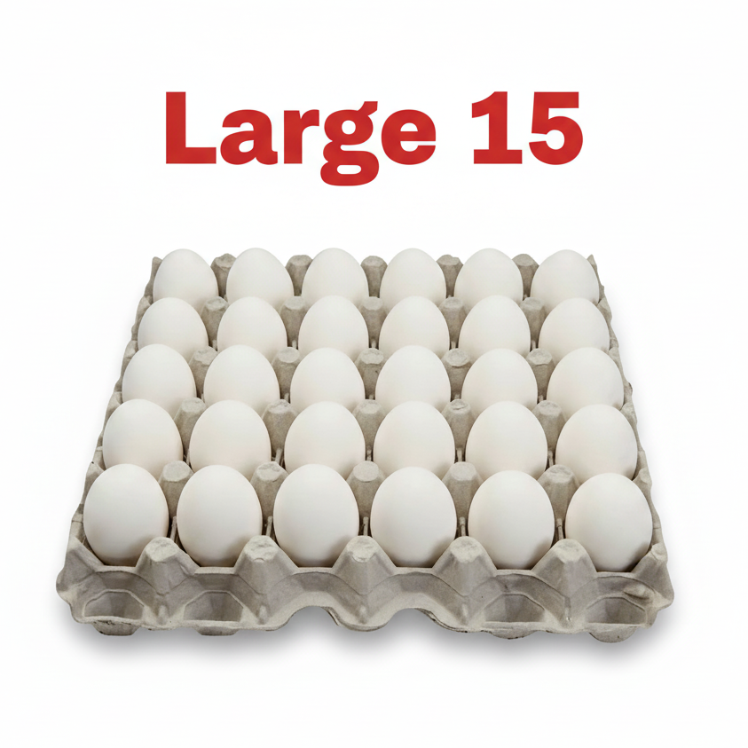 Eggs L Loose 15 Dzns