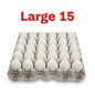 Eggs L Loose 15 Dzns