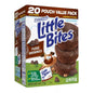 Box of Entenmann's Little Bites Fudge Brownies on a white background