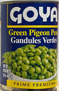Goya Green Pigeon Beans 24x15oz