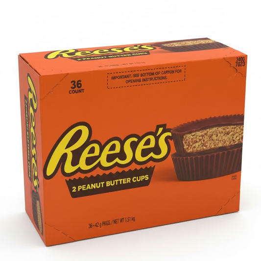 Reeses 2 peanut Butter Cups 36ct