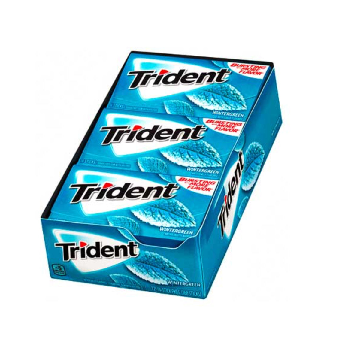 Trident Sugar Free Gum Wintergreen 14 sticks 12pk