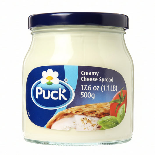 Puck Cream Cheese Spread Jar Glass 500g 2pk